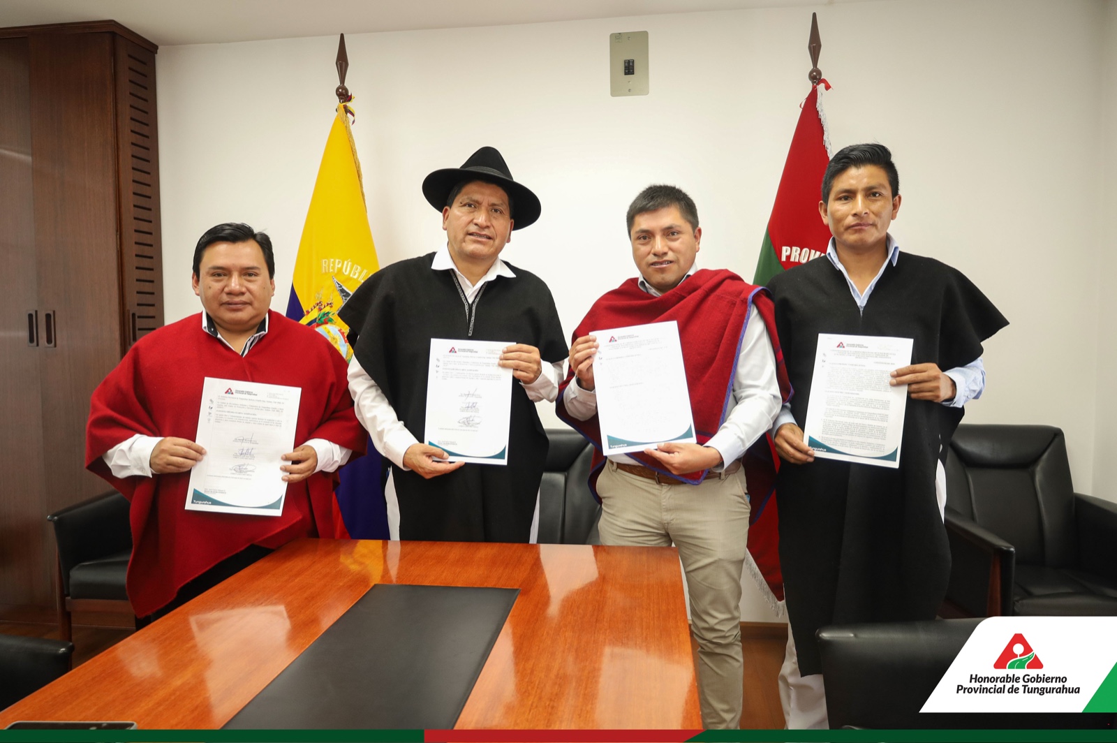 CONVENIO ENTRE EL GOBIERNO PROVINCIAL DE TUNGURAHUA Y LA UNIDAD DE MOVIMIENTOS INDÍGENAS Y CAMPESINOS