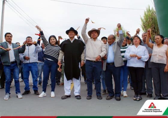 El Gobierno Provincial de Tungurahua inauguró la vía Huasimpamba La Paz, cantón Pelileo