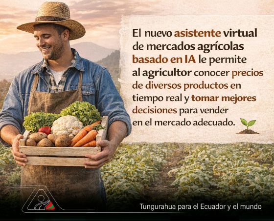 Tungurahua impulsa herramienta de inteligencia artificial para fortalecer el sector agroproductivo