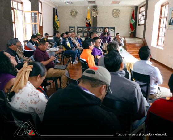 Baños de Agua Santa fortalece acciones de prevención y respuesta ante emergencia en Illuchi.