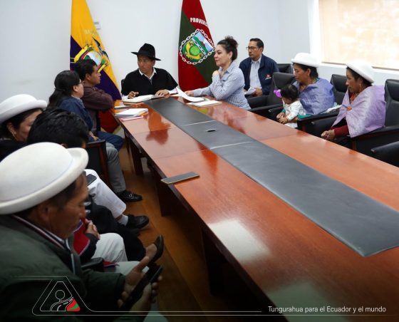 Gobierno provincial de Tungurahua fortalece el desarrollo de las comunidades de las zonas de influencia del embalse Chiquicahua