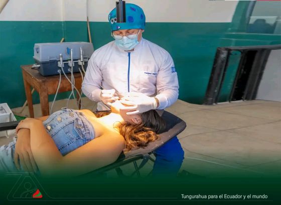 Brigadas médicas del patronato provincial llegan a las parroquial más necesitadas de Pelileo.