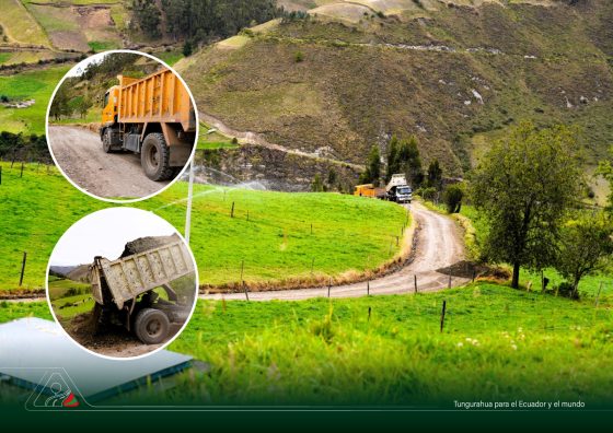 Tungurahua mueve su producción con 54,86 km de nuevas vías
