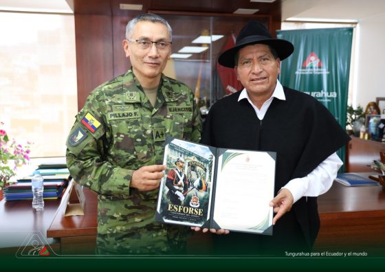 TUNGURAHUA Y ESFORSE SUMAN ESFUERZOS POR LA PROVINCIA