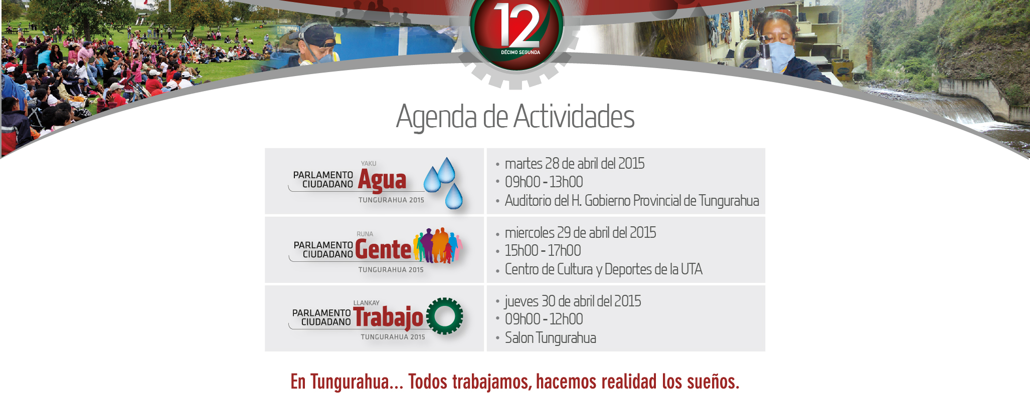 Agenda Asamblea web